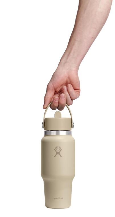 Hydro Flask Geniş Kapak Pipetli Seyahat Tipi Termos 710 ml (24 Oz) - Oat Bej - 3