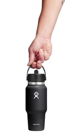 Hydro Flask Geniş Kapak Pipetli Seyahat Tipi Termos 710 ml (24 Oz) - Siyah - 3