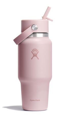 Hydro Flask Geniş Kapak Pipetli Seyahat Tipi Termos 710 ml (24 Oz) - Trillium Pembe