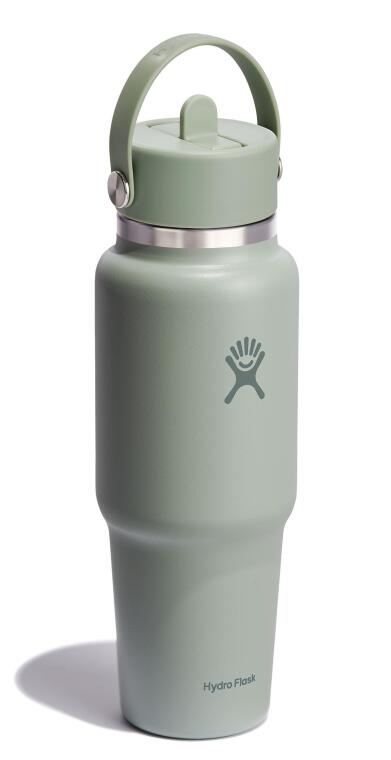 Hydro Flask Geniş Kapak Pipetli Seyahat Tipi Termos - 946 ml (32 Oz) - Agave Yeşil - 2