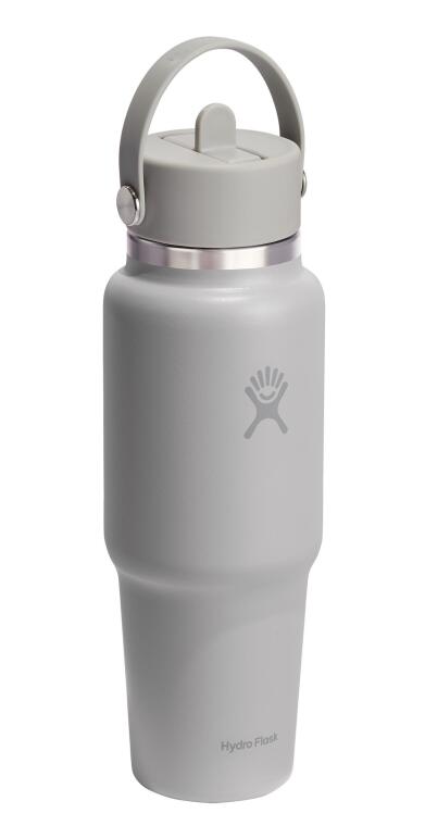 Hydro Flask Geniş Kapak Pipetli Seyahat Tipi Termos 946 ml (32 Oz) - Birch Gri - 2