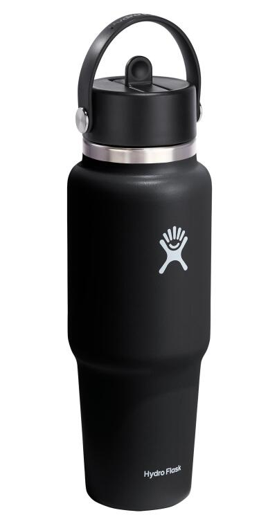 Hydro Flask Geniş Kapak Pipetli Seyahat Tipi Termos - 946 ml (32 Oz) - Siyah - 2