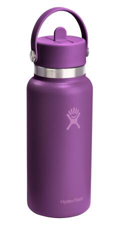Hydro Flask Geniş Kapak Pipetli Termos 946 ml (32 Oz) - Beachplum Mor - 2