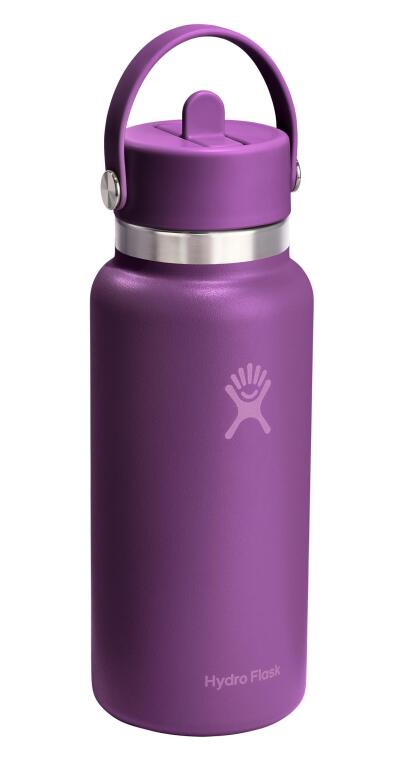 Hydro Flask Geniş Kapak Pipetli Termos 946 ml (32 Oz) - Beachplum Mor - 2