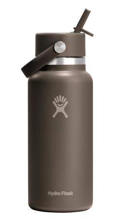 Hydro Flask Geniş Kapak Pipetli Termos 946 ml (32 Oz) - Sandpiper Kahverengi