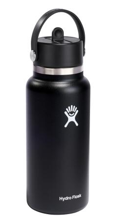 Hydro Flask Geniş Kapak Pipetli Termos 946 ml (32 Oz) - Siyah - 2