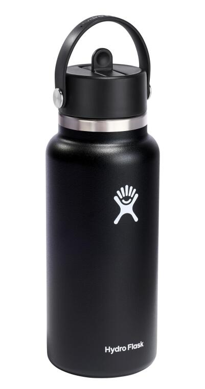 Hydro Flask Geniş Kapak Pipetli Termos 946 ml (32 Oz) - Siyah - 2