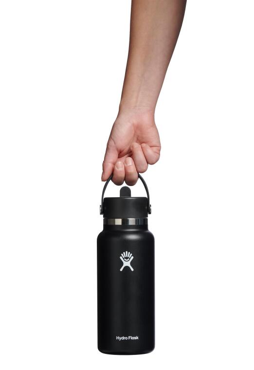 Hydro Flask Geniş Kapak Pipetli Termos 946 ml (32 Oz) - Siyah - 3