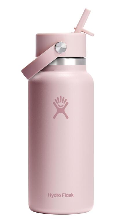 Hydro Flask Geniş Kapak Pipetli Termos 946 ml (32 Oz) - Trillium Pembe - 1