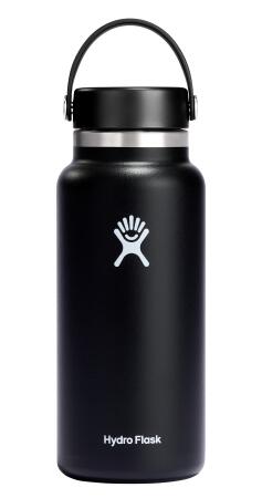 Hydro Flask Geniş Kapak Termos 946 ml (32 Oz) - Siyah