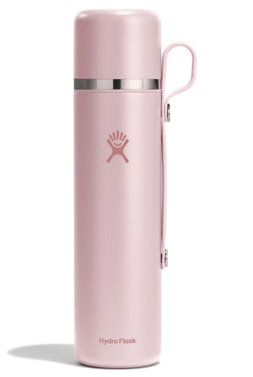 Hydro Flask Hot Flex & Cup Bardaklı Termos 1065 ml (36 Oz) - Trillium Pembe - 1