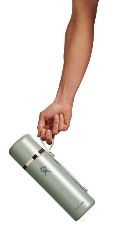 Hydro Flask Hot Flex & Cup Bardaklı Termos 828 ml (28 Oz) - Agave Yeşil - 4