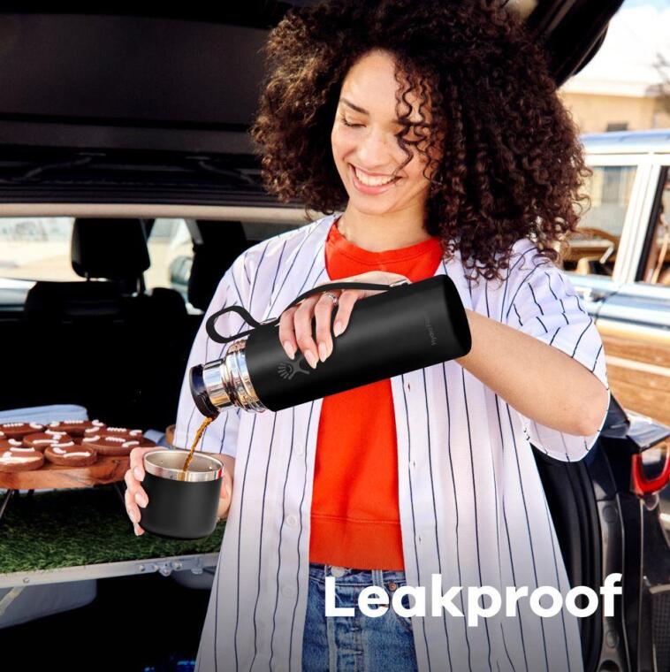 Hydro Flask Hot Flex & Cup Bardaklı Termos 828 ml (28 Oz) - Siyah - 6
