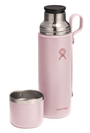 Hydro Flask Hot Flex & Cup Bardaklı Termos 828 ml (28 Oz) - Trillium Pembe - 3