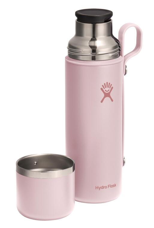 Hydro Flask Hot Flex & Cup Bardaklı Termos 828 ml (28 Oz) - Trillium Pembe - 3