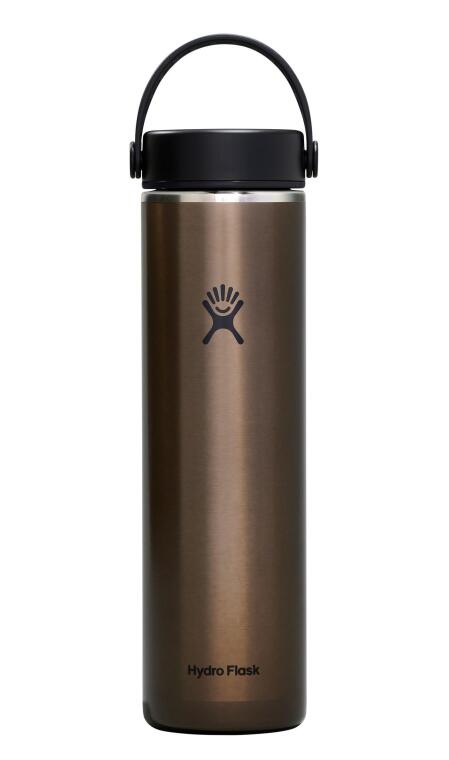 Hydro Flask Lightweight Hafif Seri Geniş Kapak Termos 710 ml (24 Oz) - Obsidian Kahverengi - 1