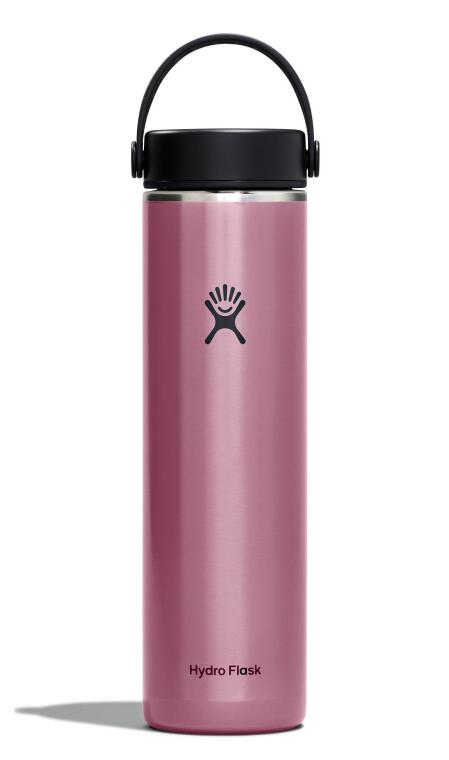 Hydro Flask Lightweight Hafif Seri Geniş Kapak Termos 710 ml (24 Oz) - Tourmaline Pembe - 1