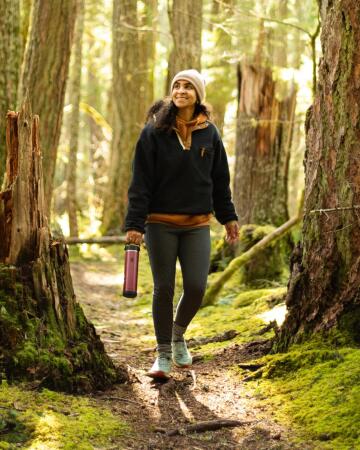 Hydro Flask Lightweight Hafif Seri Geniş Kapak Termos 710 ml (24 Oz) - Tourmaline Pembe - 5