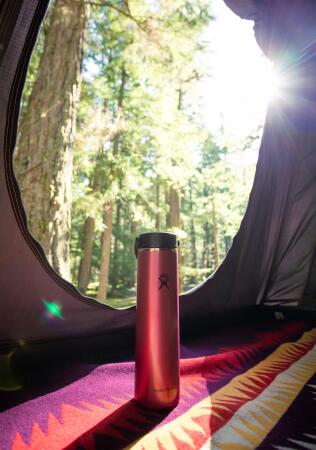 Hydro Flask Lightweight Hafif Seri Geniş Kapak Termos 710 ml (24 Oz) - Tourmaline Pembe - 6