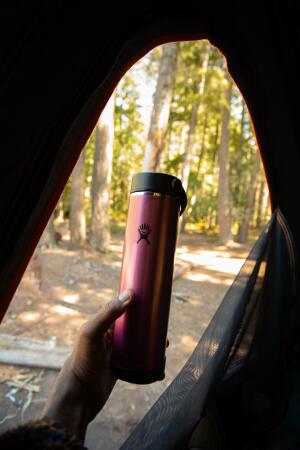 Hydro Flask Lightweight Hafif Seri Geniş Kapak Termos 710 ml (24 Oz) - Tourmaline Pembe - 7