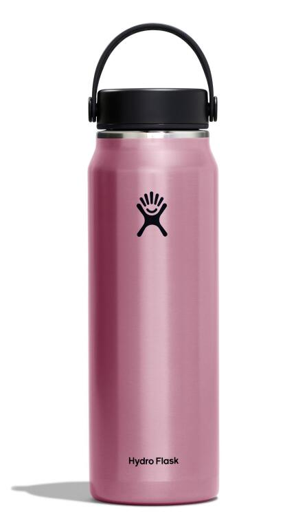 Hydro Flask Lightweight Hafif Seri Geniş Kapak Termos 946 ml (32 Oz) - Tourmaline Pembe - 1