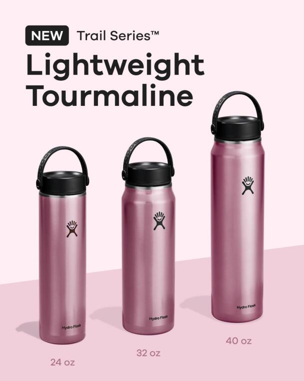 Hydro Flask Lightweight Hafif Seri Geniş Kapak Termos 946 ml (32 Oz) - Tourmaline Pembe - 3