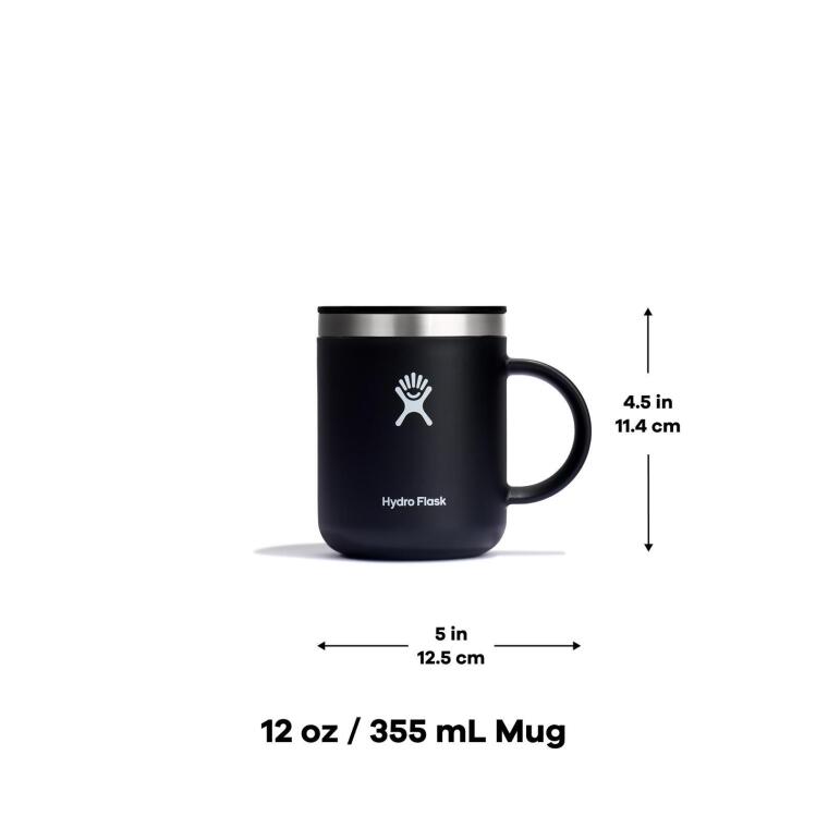 Hydro Flask Mug Termos 355 ml (12 Oz) - Siyah - 3