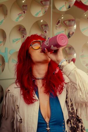 Hydro Flask Standard Kapak Termos 621 ml (21 Oz) - Reef Pembe - 4