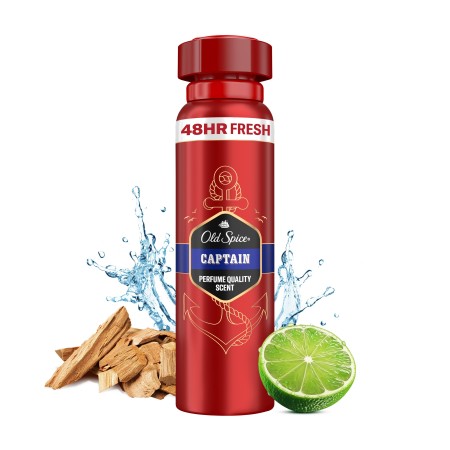 Old Spice Captain Erkek Deodorant Vücut Spreyi 150 ml - Thumbnail