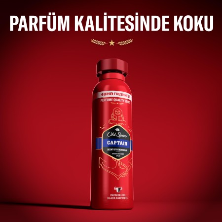 Old Spice Captain Erkek Deodorant Vücut Spreyi 150 ml - 5