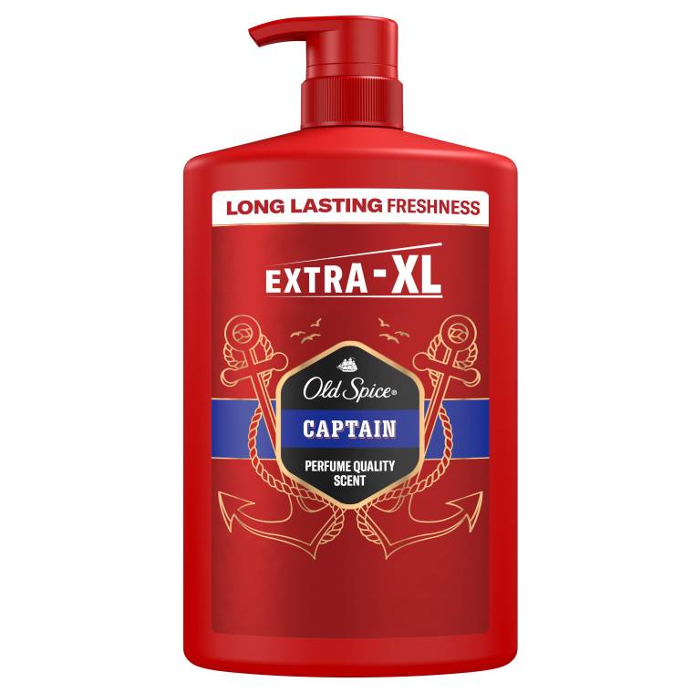 Old Spice Captain Erkek Duş Jeli ve Şampuan 1000 ml XXL Büyük Boy - 2