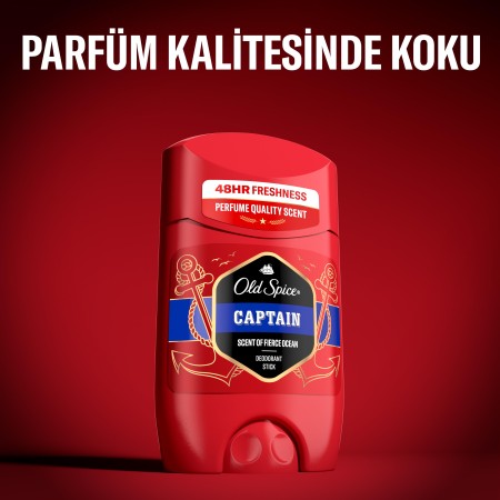 Old Spice Captain Erkekler için Deodorant Stick 50 ml - Thumbnail