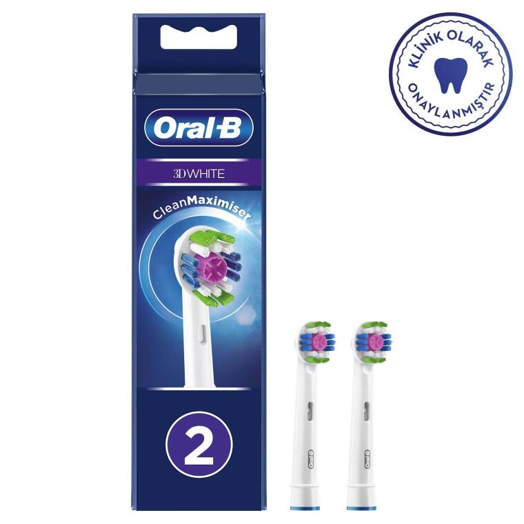 Oral-B 3D White 2'li Diş Fırçası Yedek Başlığı EB18 - 1