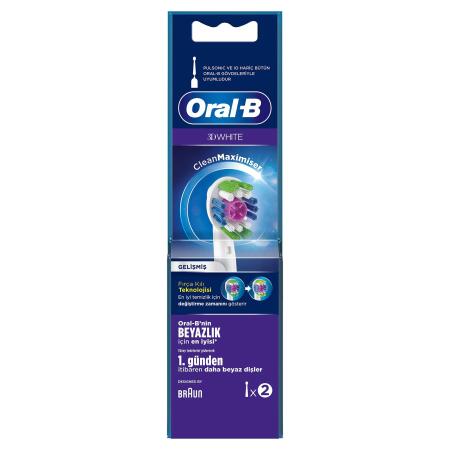 Oral-B 3D White 2'li Diş Fırçası Yedek Başlığı EB18 - 2