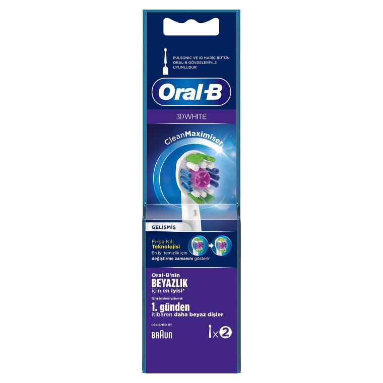 Oral-B 3D White 2'li Diş Fırçası Yedek Başlığı EB18 - 2