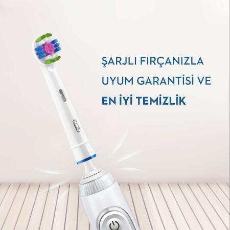 Oral-B 3D White 2'li Diş Fırçası Yedek Başlığı EB18 - 4