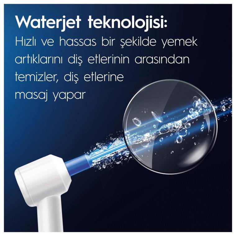 Oral-B Ağız Sağlığı Merkezi Ağız Duşu, 1 Oxyjet Başlığı, 1 Waterjet Başlığı - 4