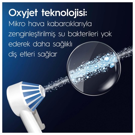 Oral-B Ağız Sağlığı Merkezi Ağız Duşu, 1 Oxyjet Başlığı, 1 Waterjet Başlığı - 4