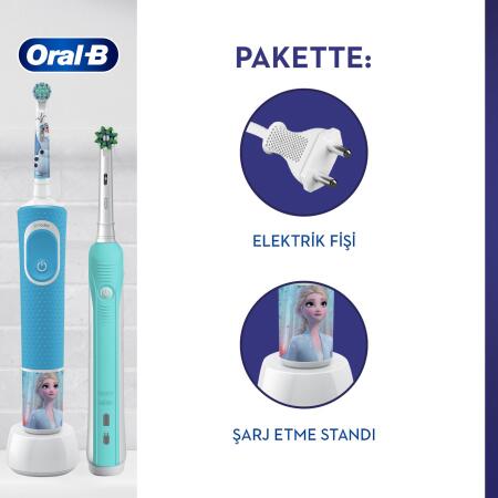 Oral-B Aile Paketi Pro 500 + D100 Frozen Şarjlı Diş Fırçası - 3