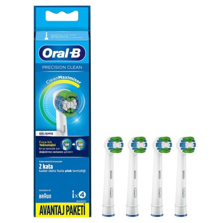 Oral-B - Oral-B Clean Maximiser Precision Clean 4'lü Diş Fırçası Yedek Başlığı EB20