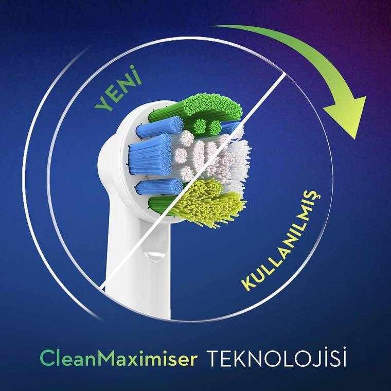 Oral-B Clean Maximiser Precision Clean 4'lü Diş Fırçası Yedek Başlığı EB20 - 3