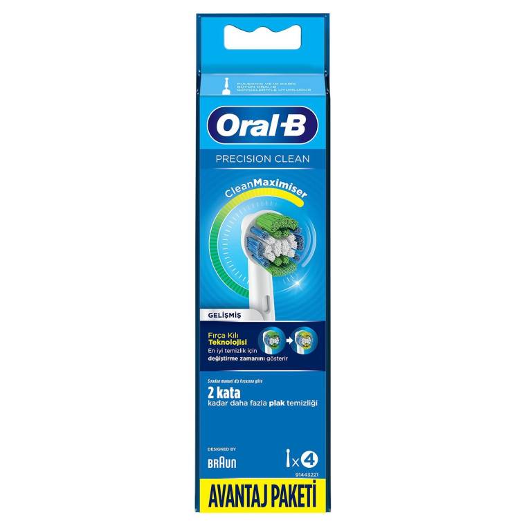 Oral-B Clean Maximiser Precision Clean 4'lü Diş Fırçası Yedek Başlığı EB20 - 7