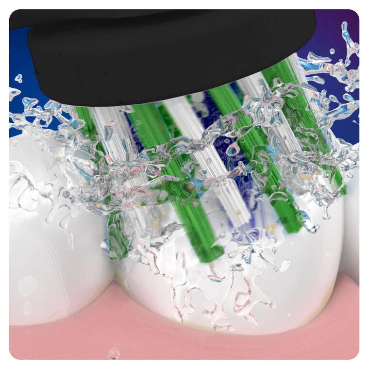 Oral-B Cross Action 2'li Diş Fırçası Yedek Başlığı EB50 Siyah - 6