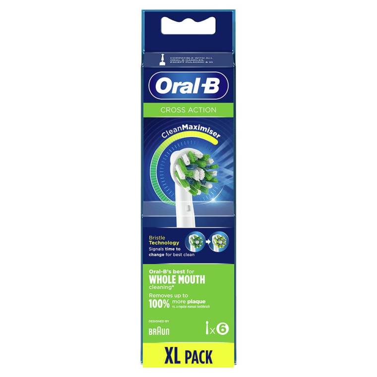 Oral-B Cross Action Clean Maximizer 6’lı Diş Fırçası Yedek Başlığı EB50 - 3
