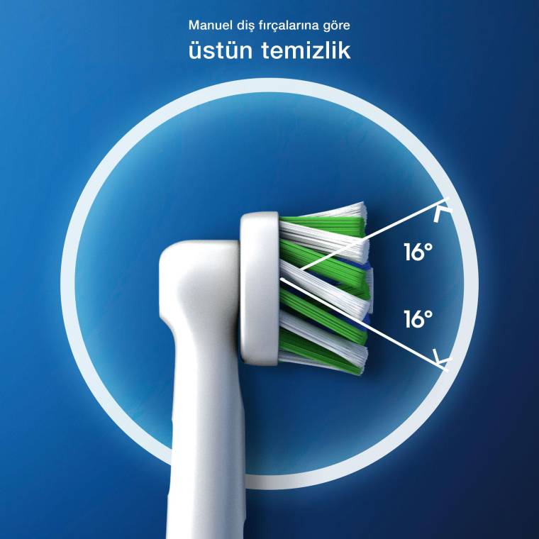 Oral-B Cross Action Clean Maximizer 8’li Diş Fırçası Yedek Başlığı EB50 - 2