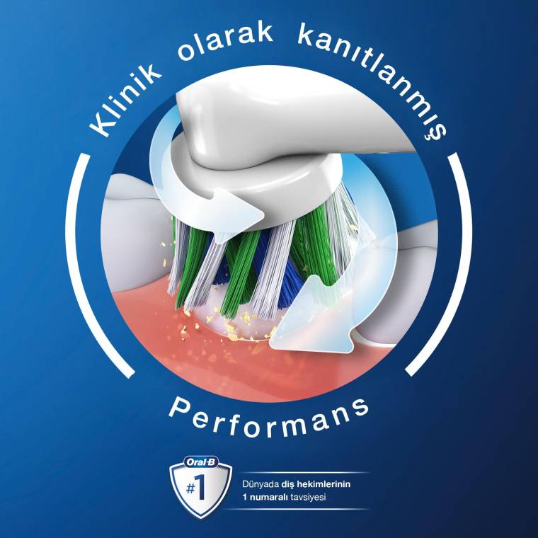 Oral-B Cross Action Clean Maximizer 8’li Diş Fırçası Yedek Başlığı EB50 - 6