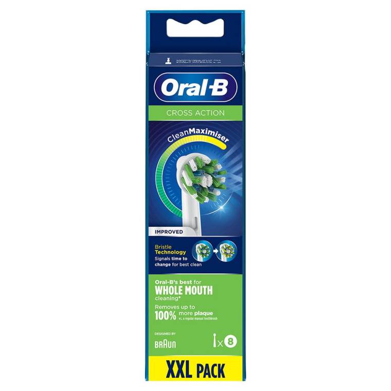 Oral-B Cross Action Clean Maximizer 8’li Diş Fırçası Yedek Başlığı EB50 - 7