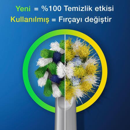 Oral-B Cross Action Clean Maximizer 8’li Diş Fırçası Yedek Başlığı EB50 - 4
