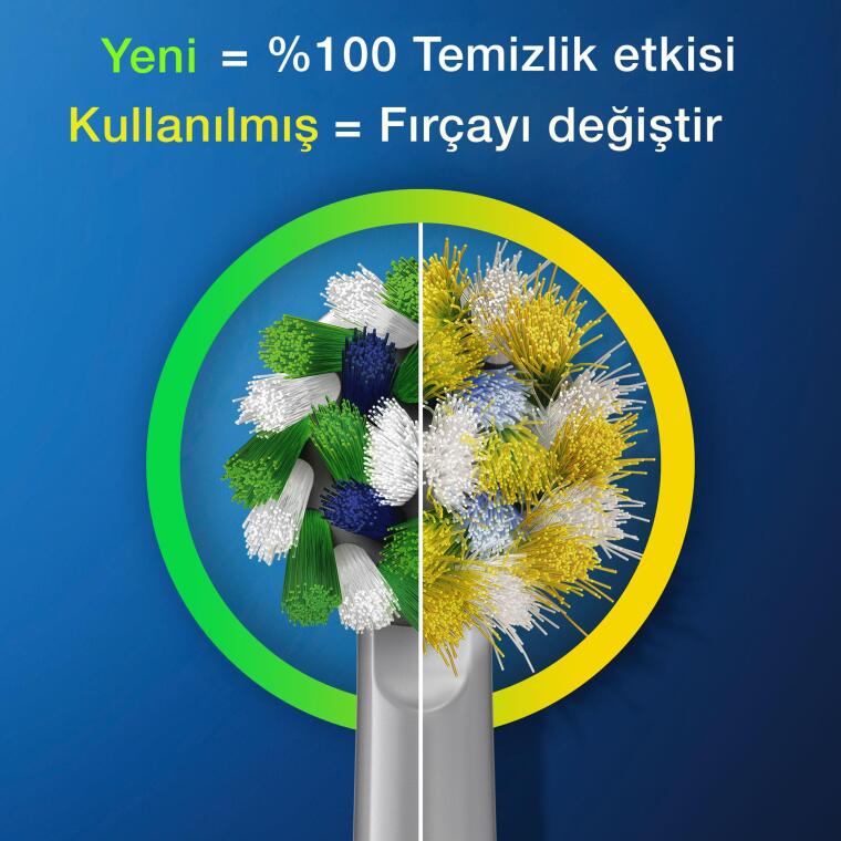 Oral-B Cross Action Clean Maximizer 8’li Diş Fırçası Yedek Başlığı EB50 - 4