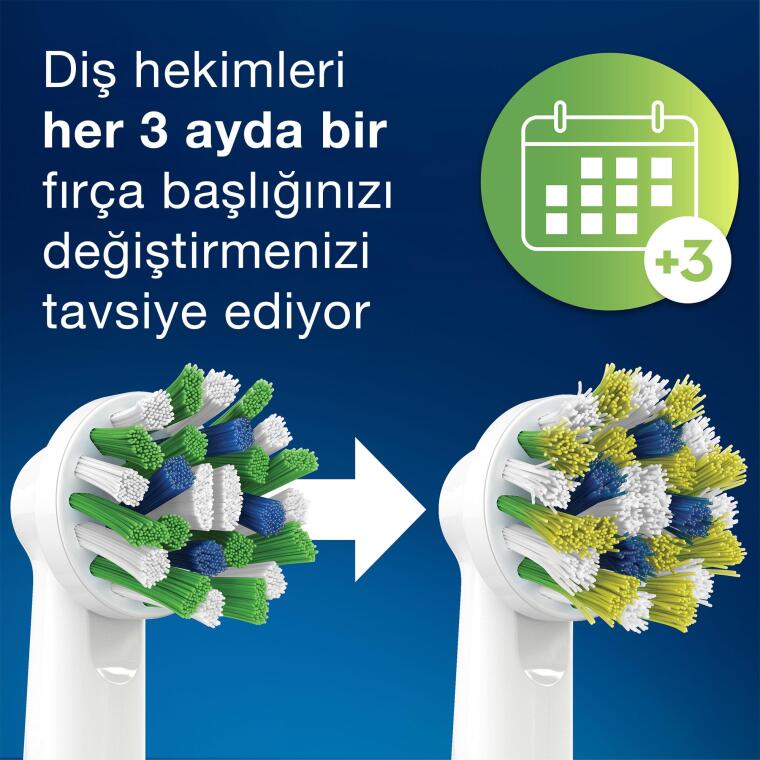 Oral-B Cross Action Clean Maximizer 8’li Diş Fırçası Yedek Başlığı EB50 - 5